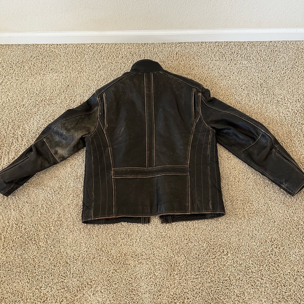 Beautiful preowned genuine leather Marc New York jacket size M. - Picture 2 of 5